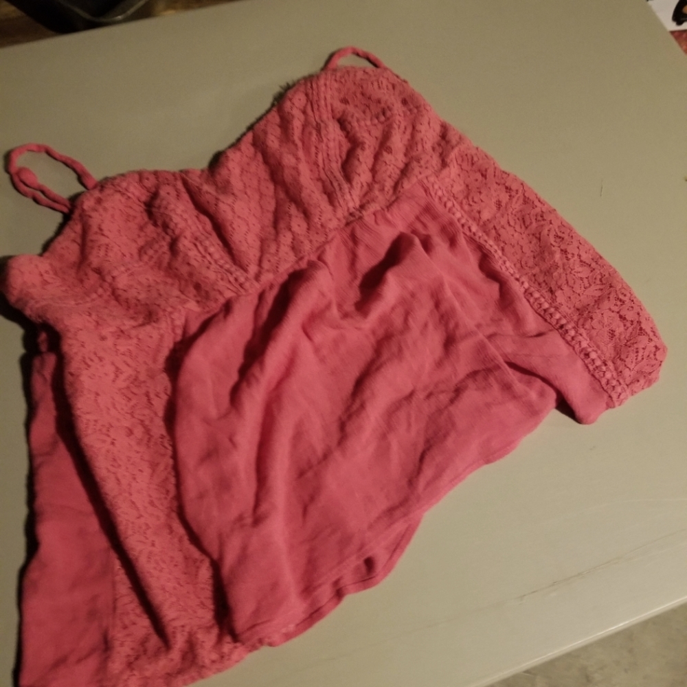 TORRID baby doll tank pink size 3